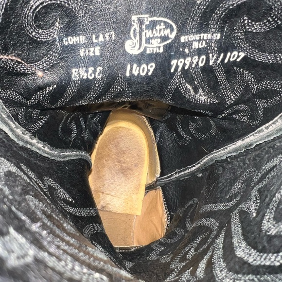 justin boots Size 8.5 EE - Picture 6 of 6